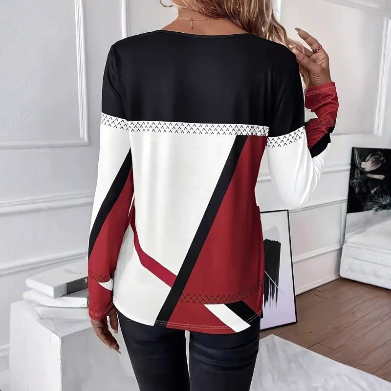 Cleo Relaxed Fit Top | Striking Design, Effortless Comfort