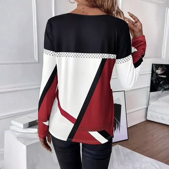Cleo Relaxed Fit Top | Striking Design, Effortless Comfort
