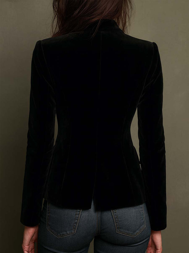 Giulia | Blazer with Multicolour Floral Embroidery