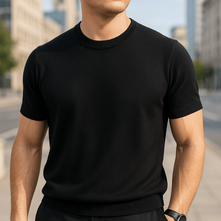 Pankov Men's Shirt | Elegant Short Sleeve, Breathable Fabric