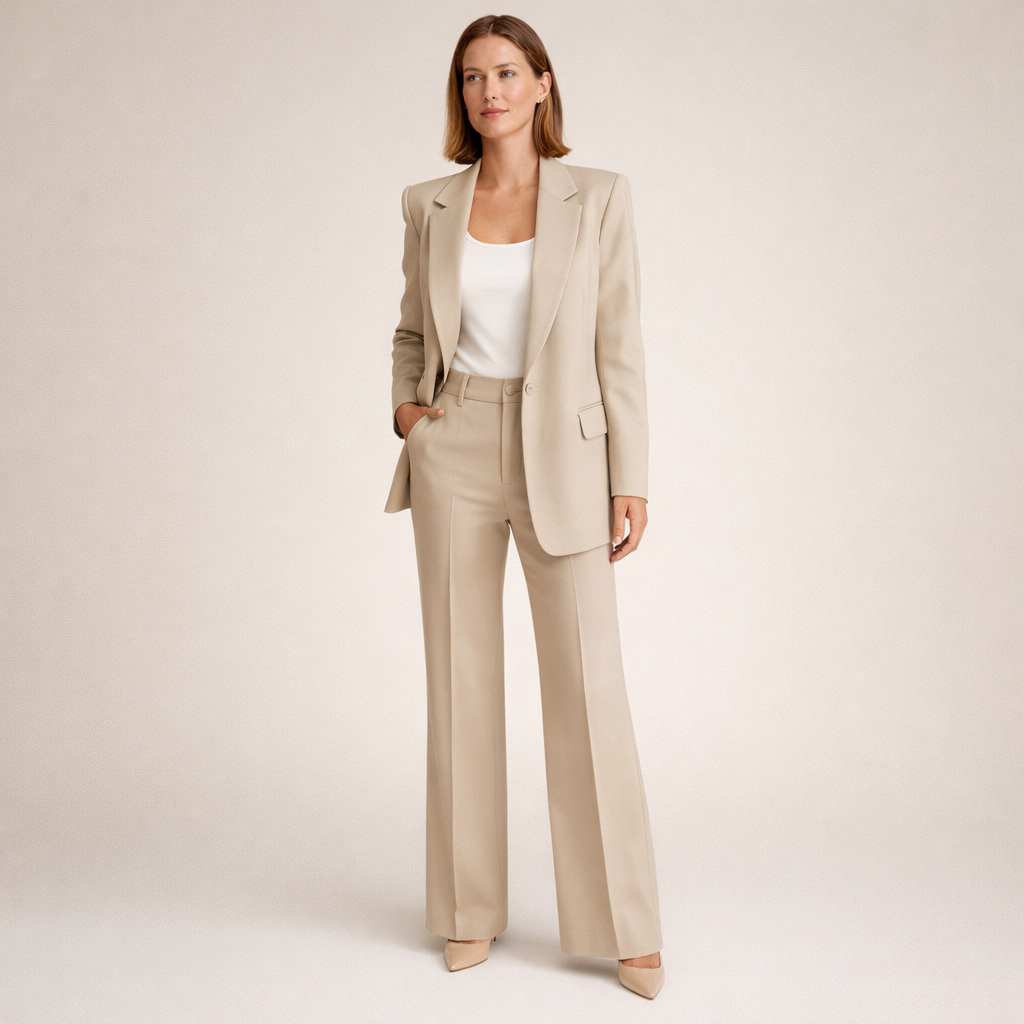 Lena | Stylish Suit with Flared Trousers