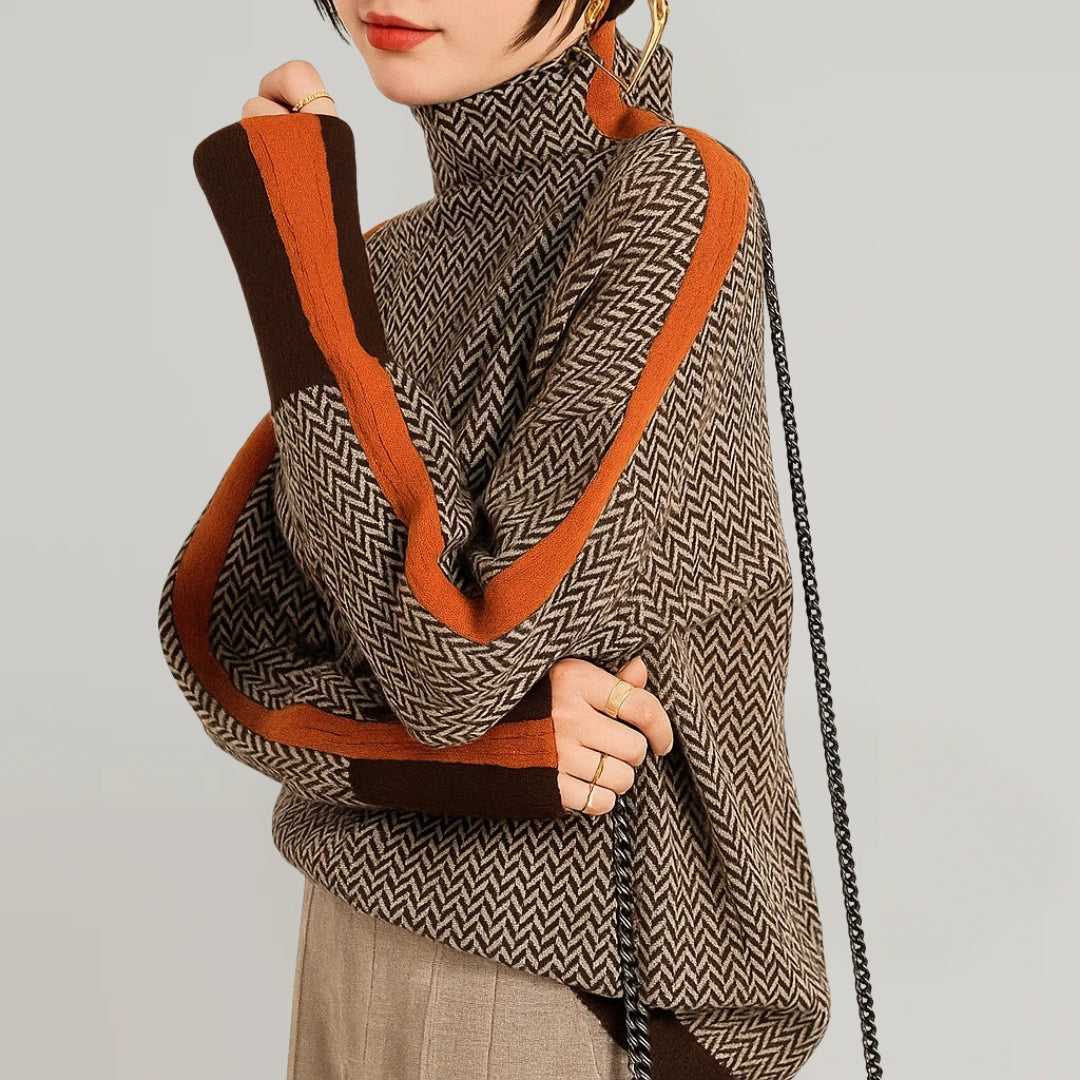 Martina | Pullover with High Collar