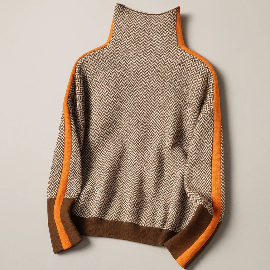 Martina | Pullover with High Collar