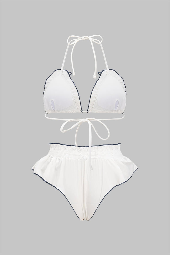 Ruffle | Ruched Bikini Set