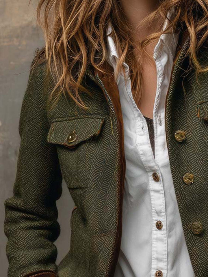 Rachel | Heritage Herringbone Blazer