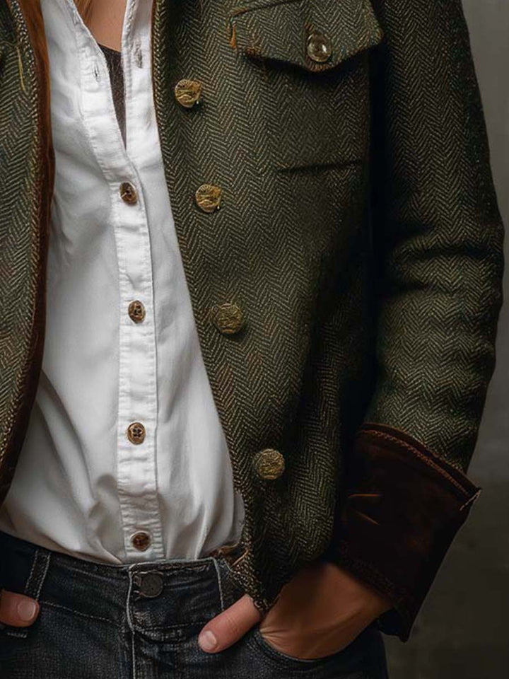 Rachel | Heritage Herringbone Blazer
