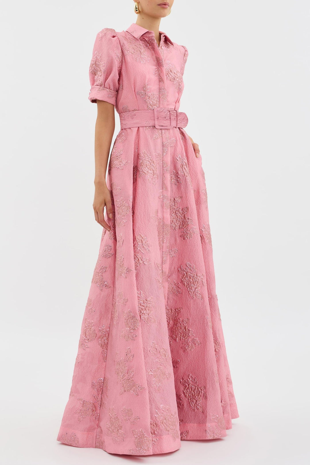 Aria Balloon Sleeve Short Dress