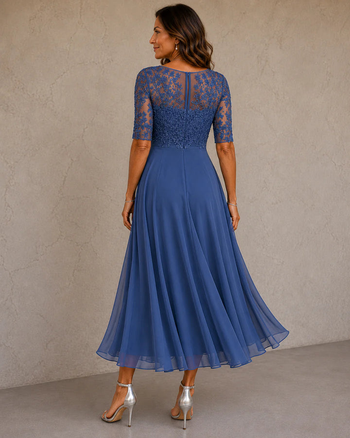 Abella | Lace & Chiffon Dress