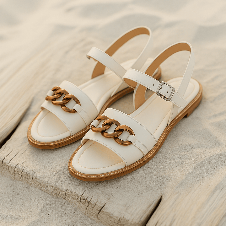 Catania | Leather Chain Sandal