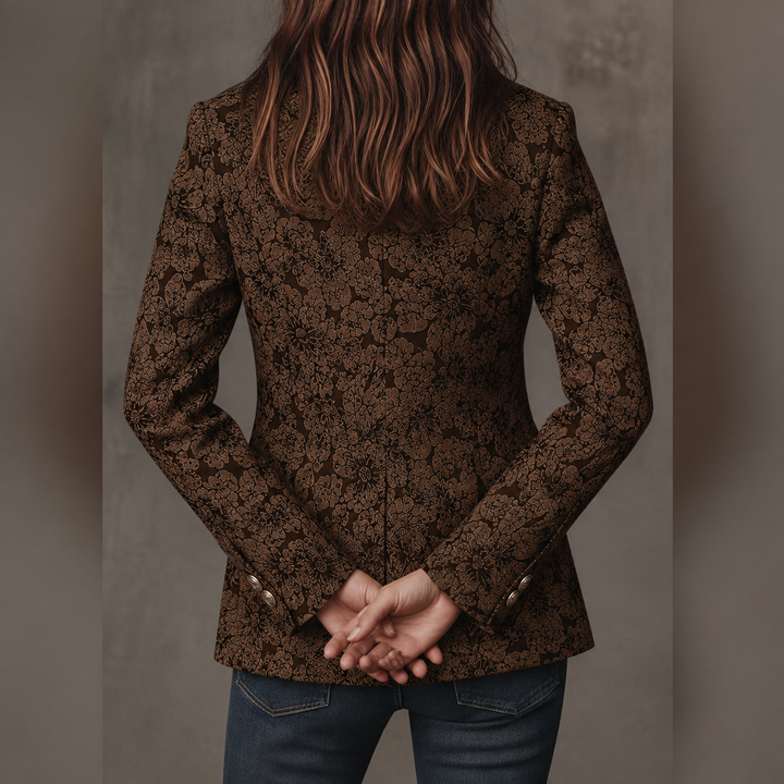 Loretta | Fitted Jacquard Blazer