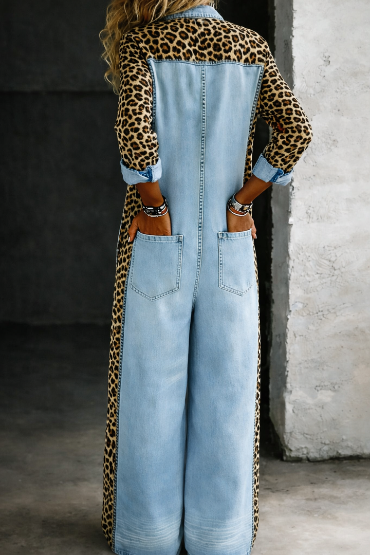 Amanda | Full-Length Denim Jumpsuit