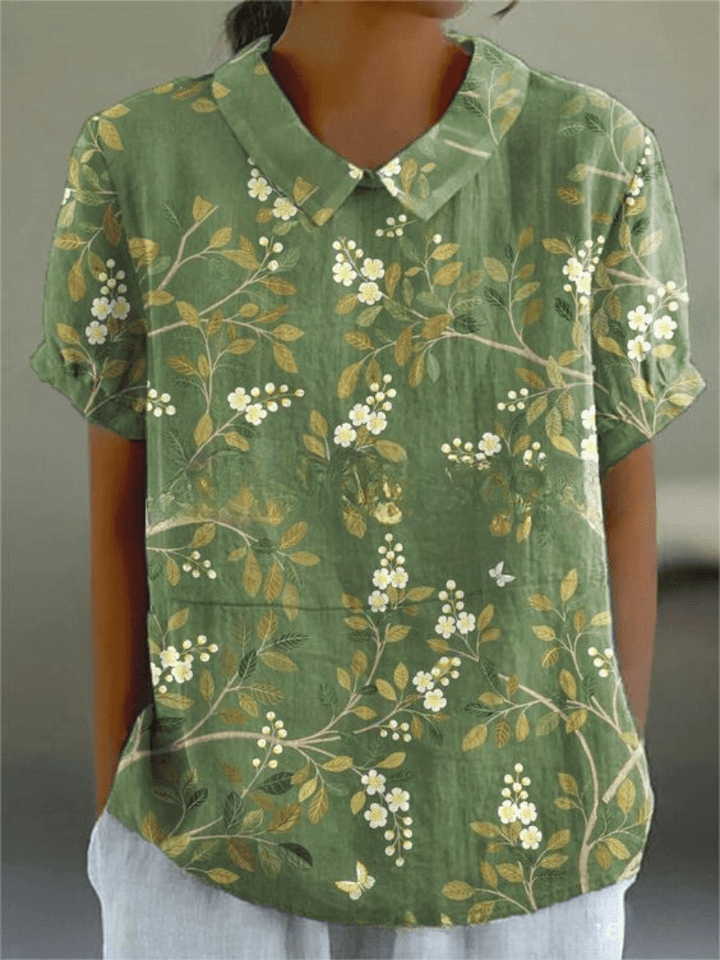 Nina Floral Shirt | Soft Breathable Fabric, Relaxed Fit - 4