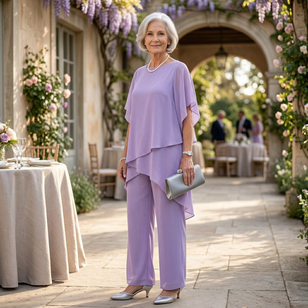Sharyn | Tiered Tunic & Trouser Set