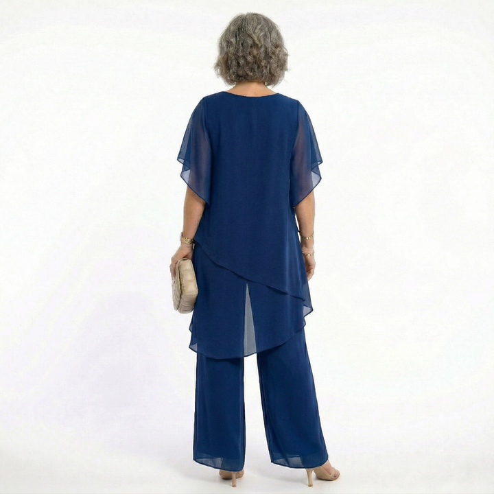 Sharyn | Tiered Tunic & Trouser Set