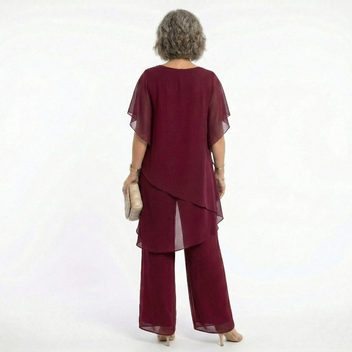 Sharyn | Tiered Tunic & Trouser Set