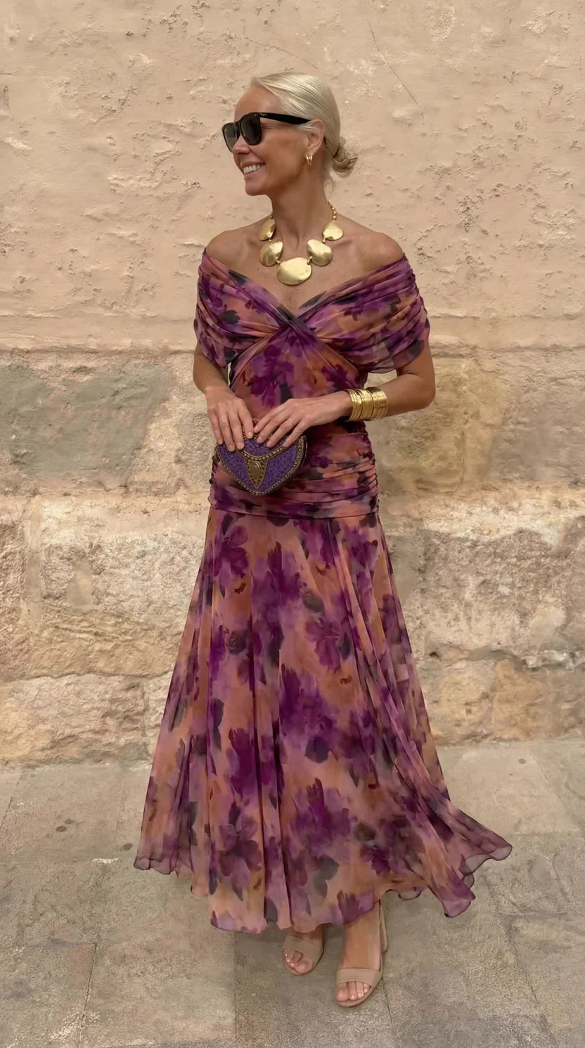 Hendrika Evening Dress - Enchanted Garden