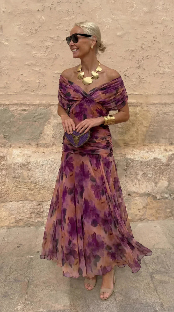Hendrika Evening Dress - Enchanted Garden
