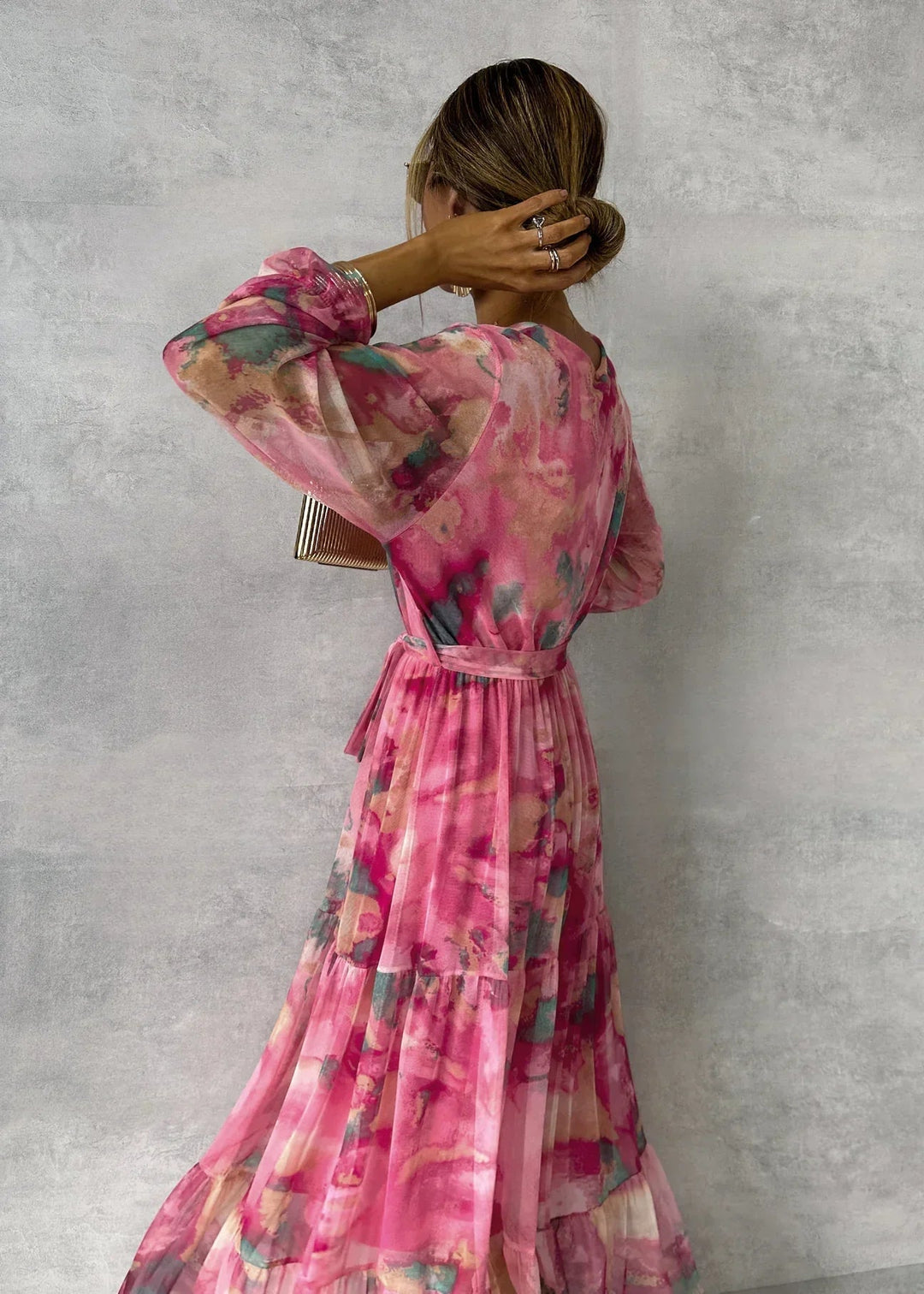 Hazel Floral Wrap Dress