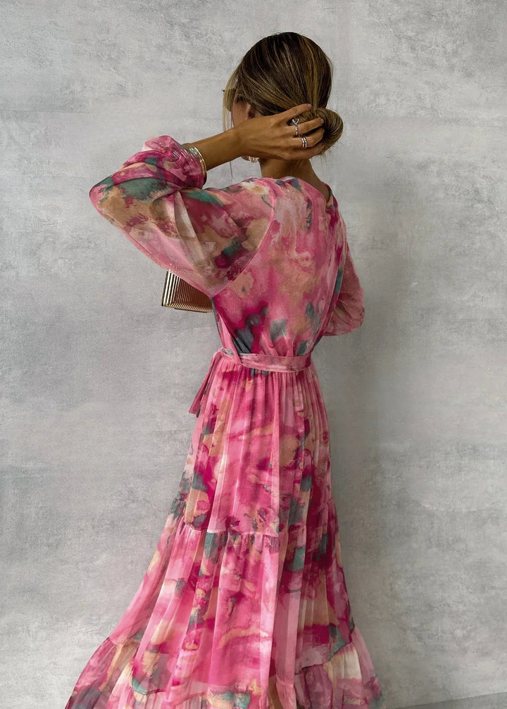 Hazel Floral Wrap Dress