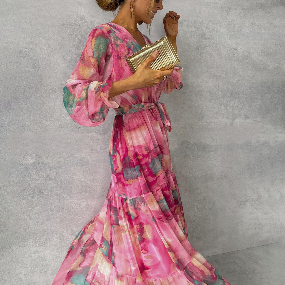 Hazel Floral Wrap Dress
