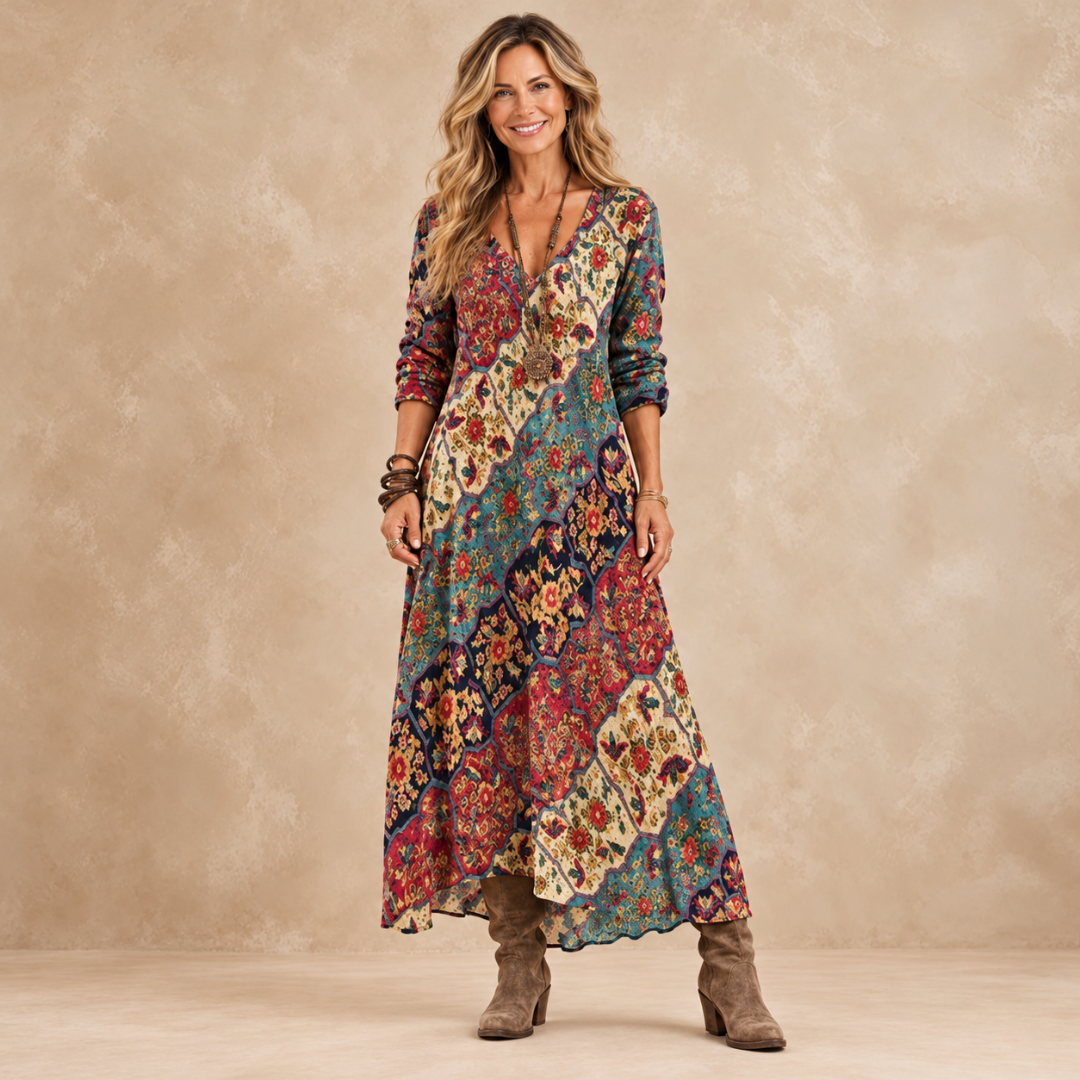 Lydia | Feminine Flowy Relaxed Fit Dress