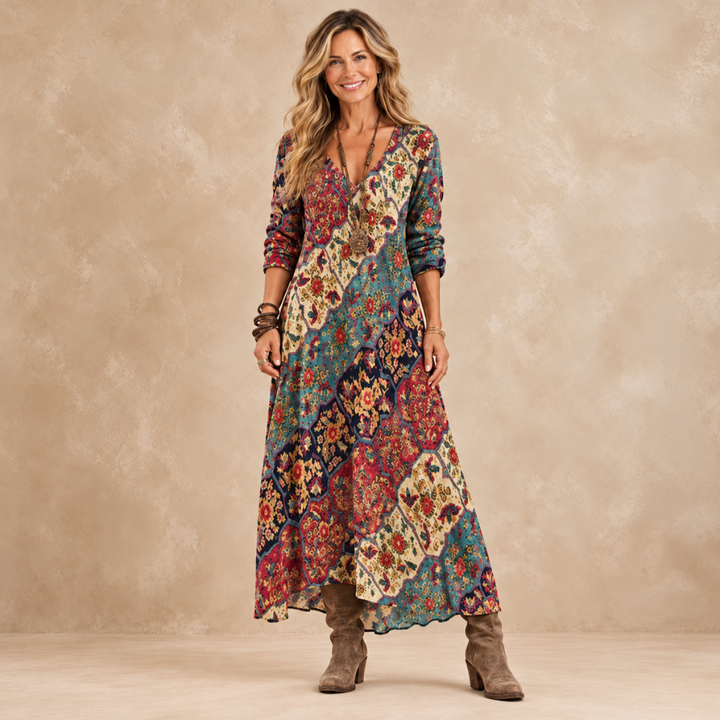 Lydia | Feminine Flowy Relaxed Fit Dress