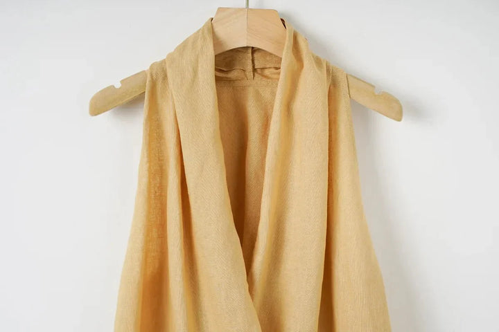 Valienne | Drape Linen Vest