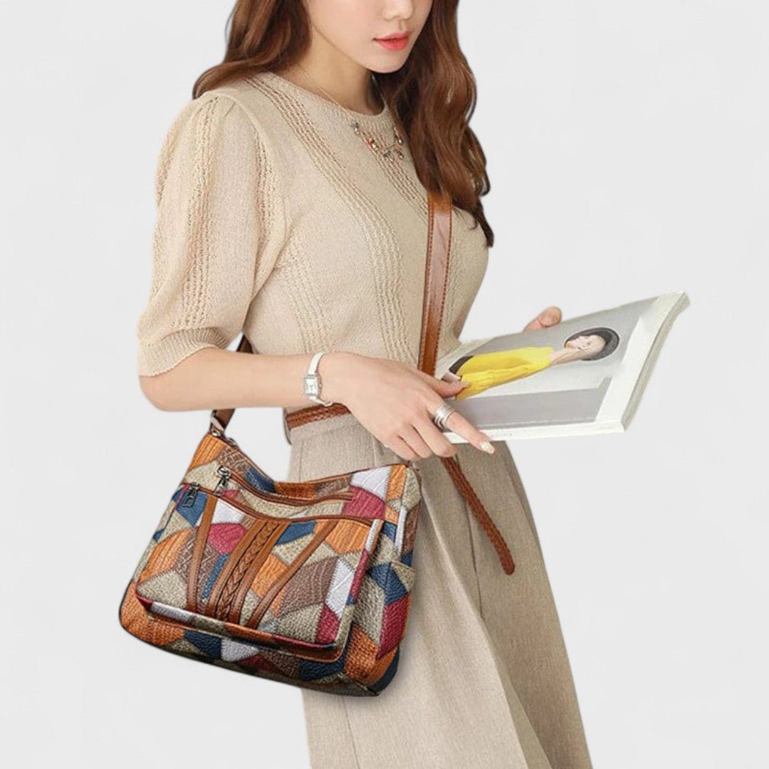 Sola Mosaic Bag | Artistic Patchwork Design