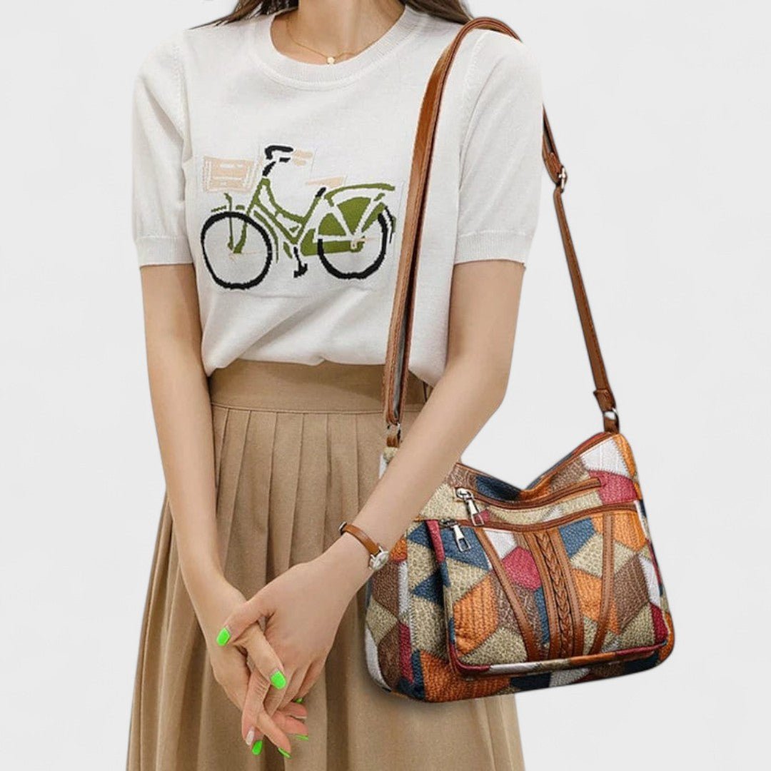 Sola Mosaic Bag | Artistic Patchwork Design