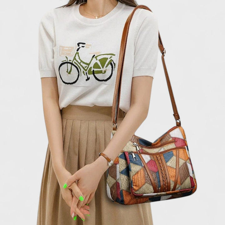 Sola Mosaic Bag | Artistic Patchwork Design