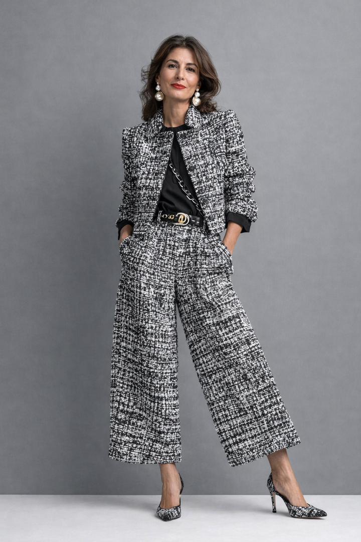 Lucia | Tweed Set for Cooler Days