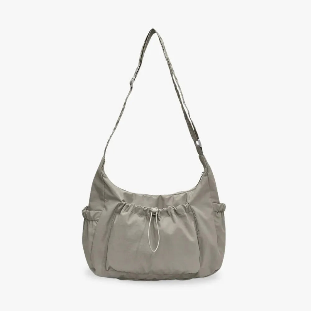 Nava Crossbody Bag for Women featuring a stylish checkered design made of durable nylon and polyester. - 9