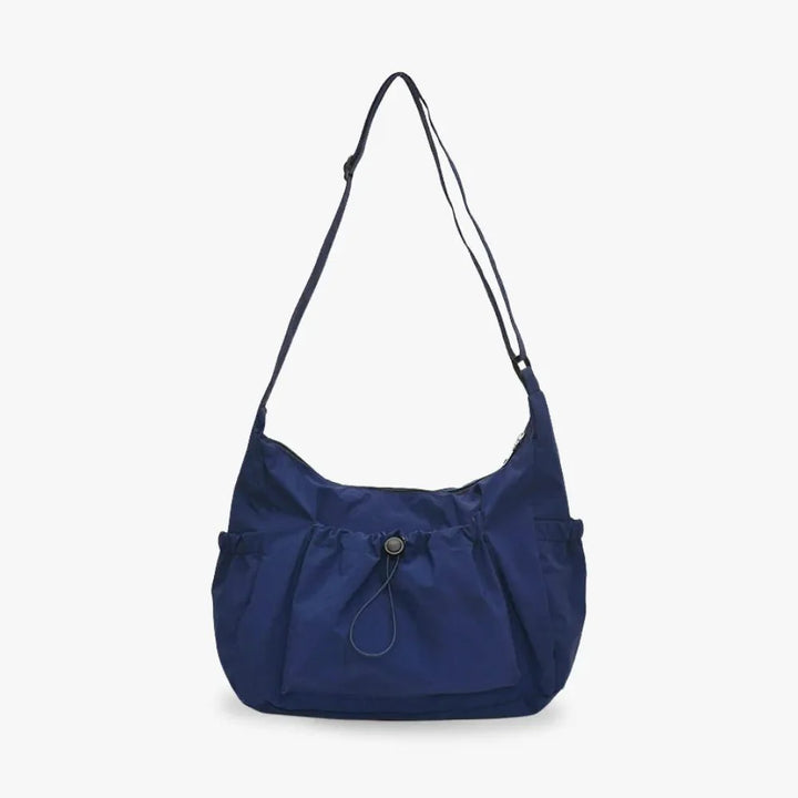 Nava Crossbody Bag for Women featuring a stylish checkered design made of durable nylon and polyester. - 8