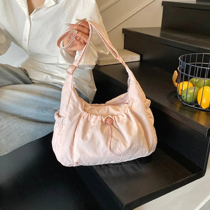Nava Crossbody Bag | Checkered Nylon and Polyester Design for Women