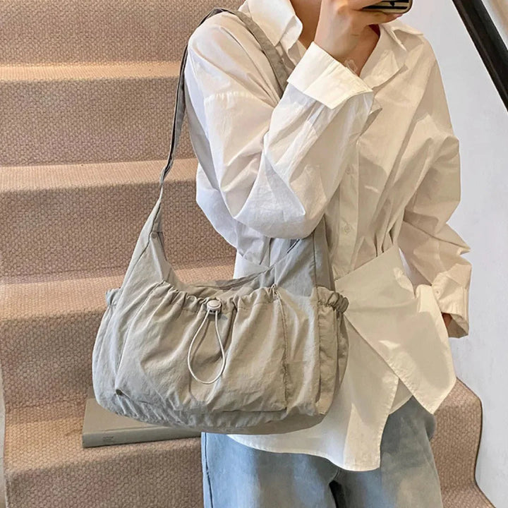 Nava Crossbody Bag | Checkered Nylon and Polyester Design for Women