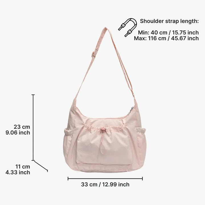 Nava Crossbody Bag | Checkered Nylon and Polyester Design for Women