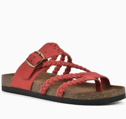 Aurora - Anatomical Braided Cork Sandals