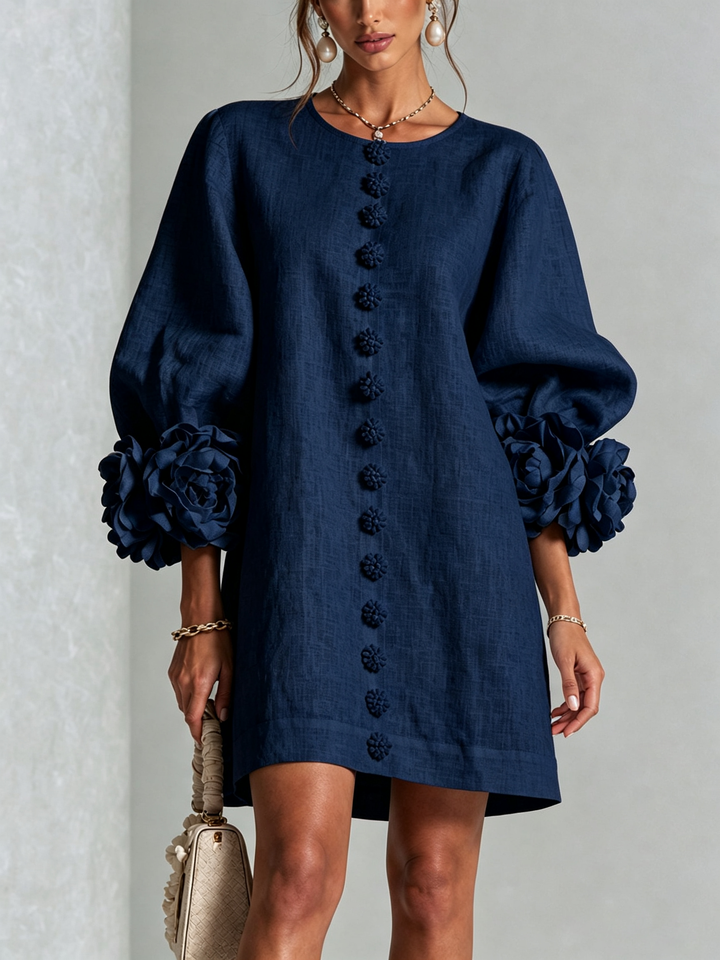 Anita Mini Dress - Navy