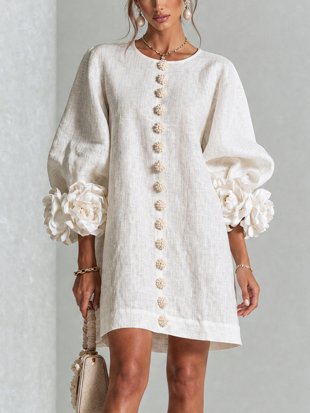 Anita Mini Dress - White