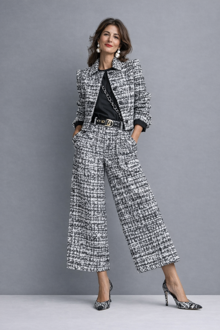 Lucia | Tweed Set for Cooler Days