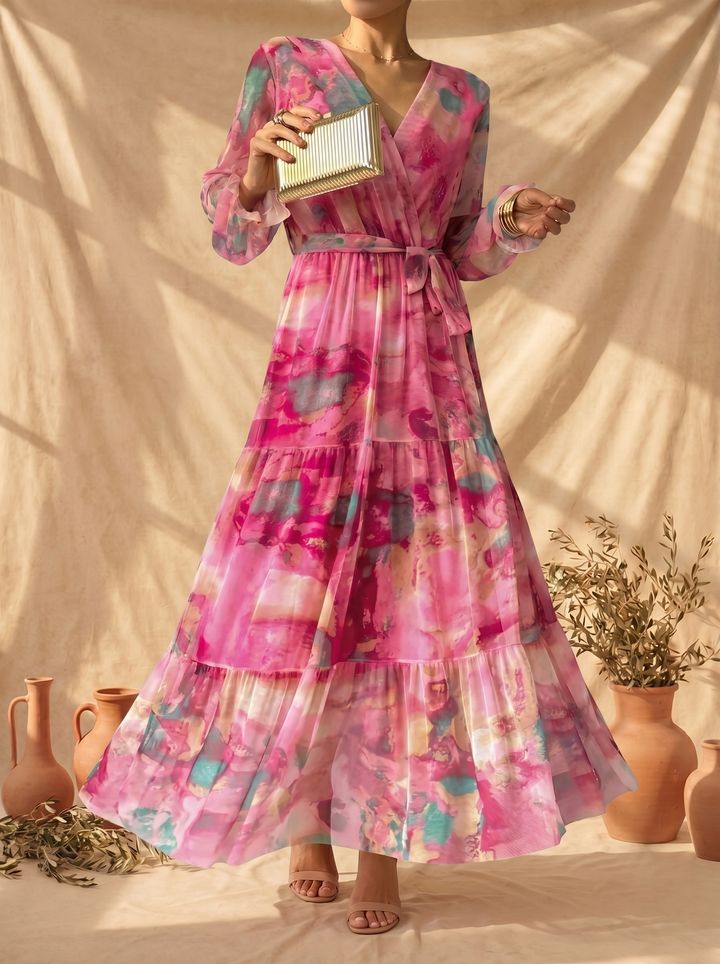 Hazel Floral Wrap Dress