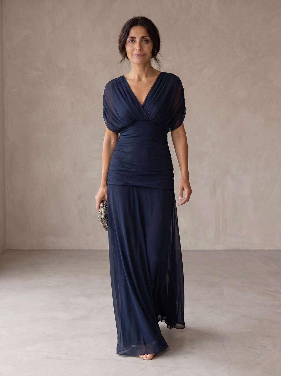 Avery Elegant Blue Dress