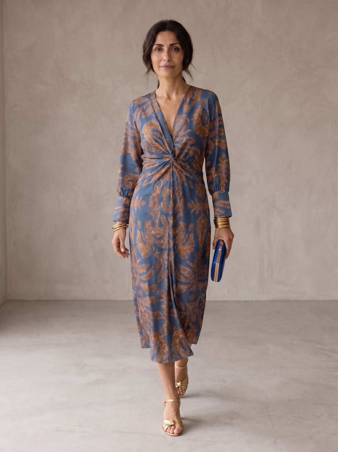 Celeste Floral Midi Dress