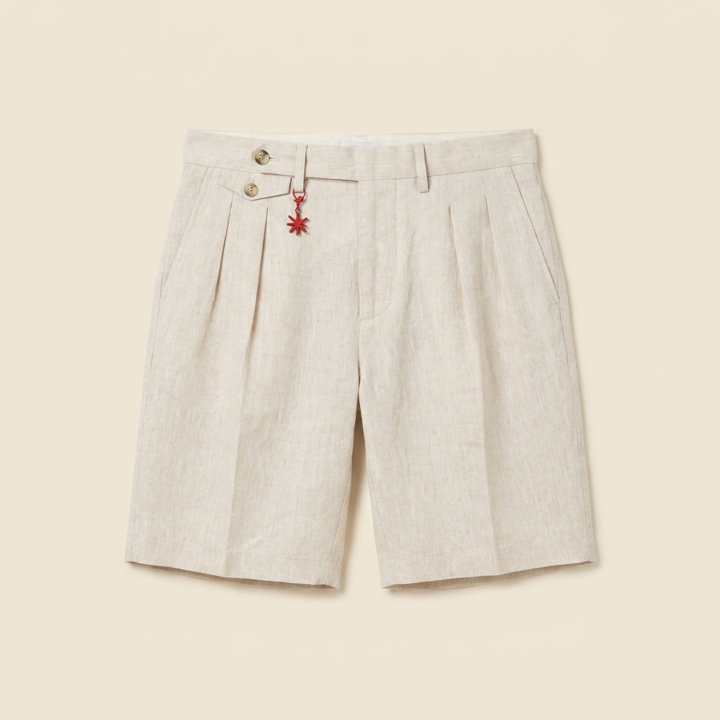 Brenlin Bermuda Shorts | Relaxed Fit Linen, Casual Summer Style