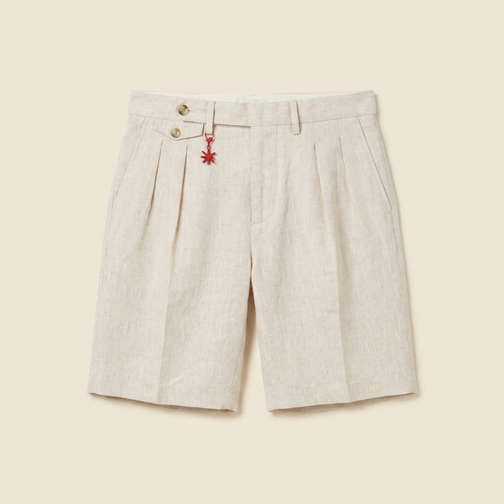 Brenlin Bermuda Shorts | Relaxed Fit Linen, Casual Summer Style