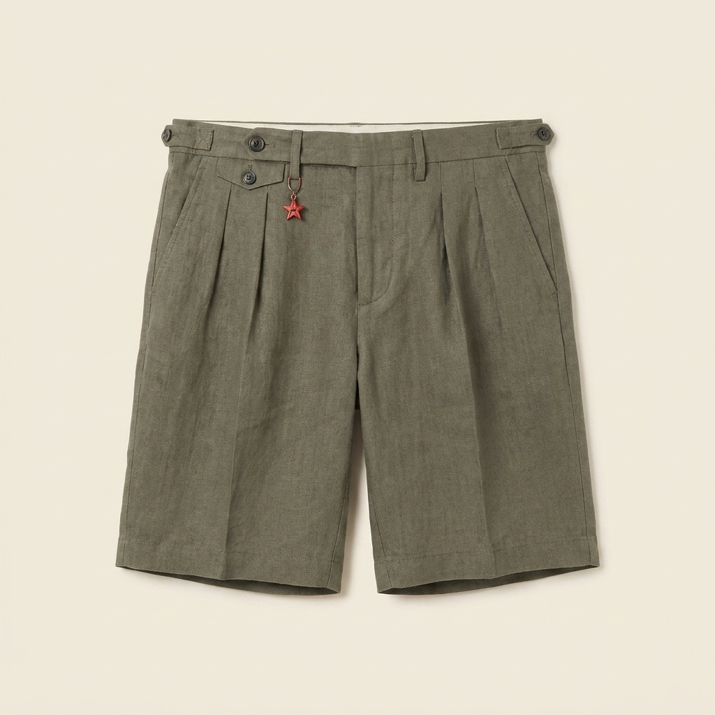 Linden Bermuda Shorts | Relaxed Fit, Pure Linen, Men's Bermuda Shorts