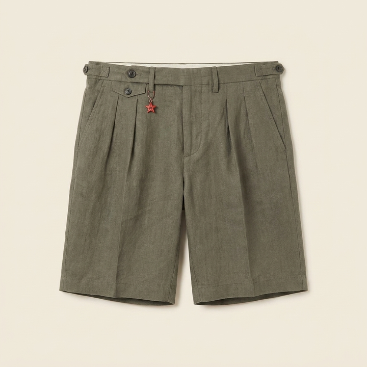 Linden Bermuda Shorts | Relaxed Fit, Pure Linen, Men's Bermuda Shorts