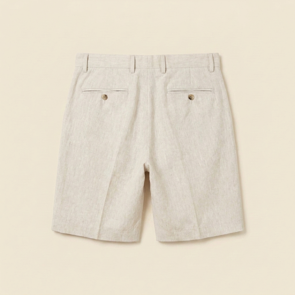 Brenlin Bermuda Shorts | Relaxed Fit Linen, Casual Summer Style
