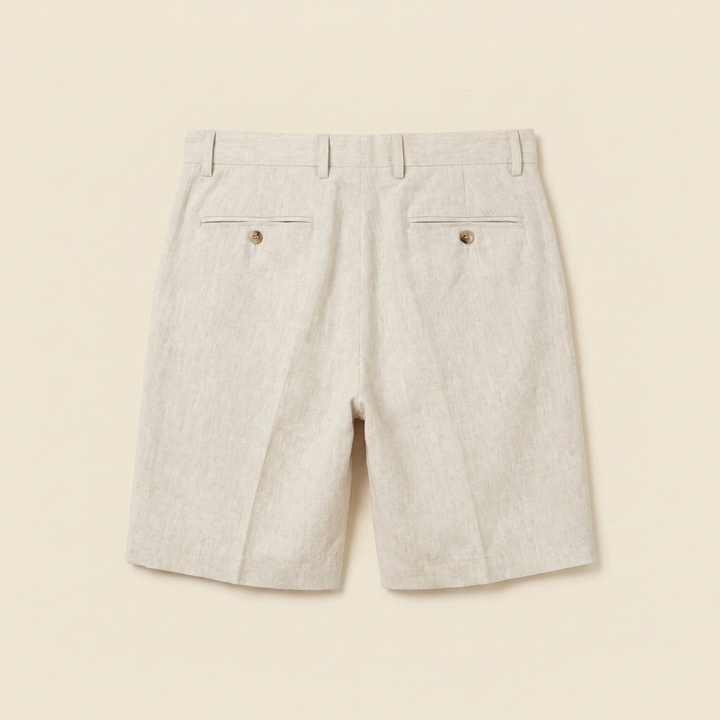 Brenlin Bermuda Shorts | Relaxed Fit Linen, Casual Summer Style