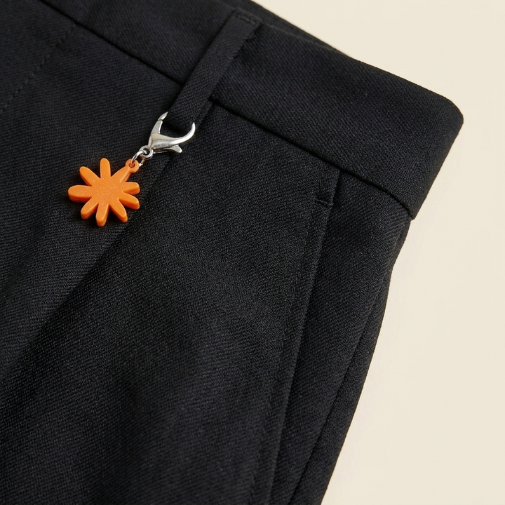 Caden Men's Cargo Shorts | Black Stretch Wool, Relaxed Fit, Multiple Pockets